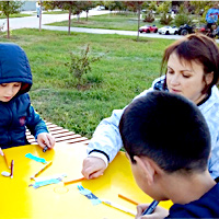 Ярмарка творчества в парке Героев-летчиков и Центр детского творчества Дзержинского района